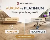 Porównanie klas paneli podłogowych: AURUM (wyższa jakość) vs PLATINIUM (dobra cena). Wybierz idealne rozwiązanie dla swojego domu.