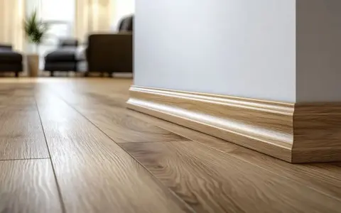 Eleganckie, drewniane listwy przypodłogowe idealnie komponują się z podłogą. Zastanawiasz się, jakie listwy przypodłogowe wybrać?