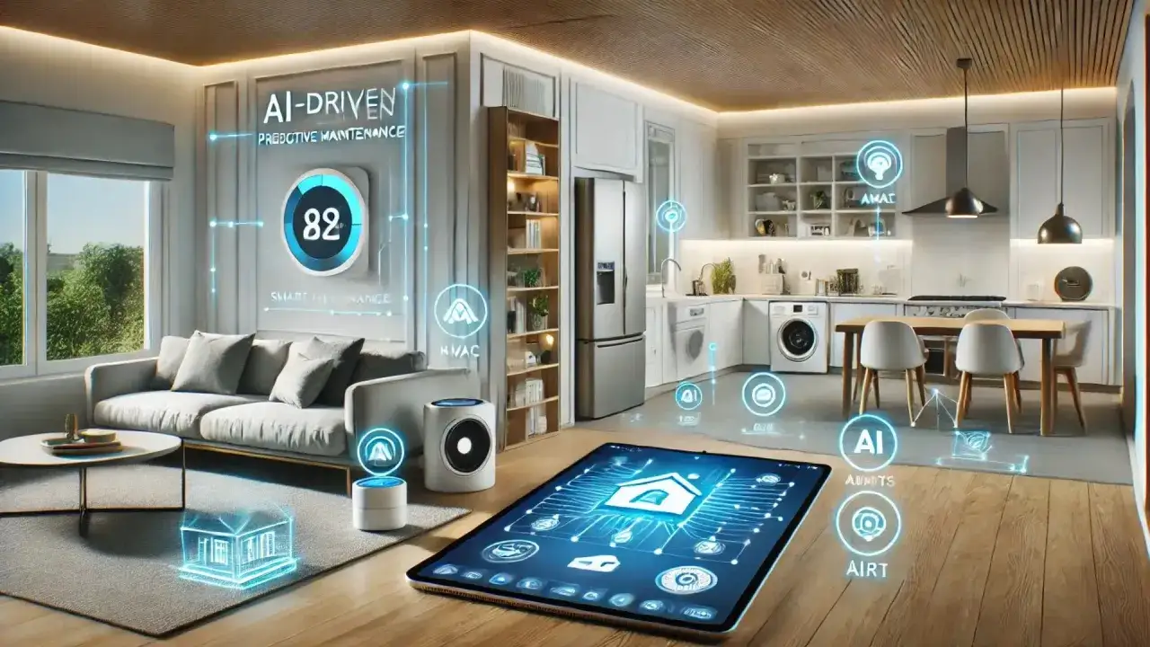 Nowoczesne gadżety do domu o których nie miałeś pojęcia: inteligentny system zarządzania, AI-driven predictive maintenance, HVAC, smart home.